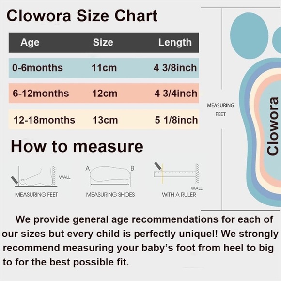 Clowara Unisex Infant Canvas Soft Sole Shoes Casual Sneaker Size 2 - Picture 5 of 8